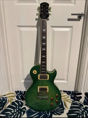 1996 Epiphone les Paul Translucent Green - Image 1 of 4