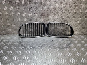 PARAGOLPES DELANTERO BMW SERIE 1 E81 2008-2011 PARRILLAS X2 CROMADAS - Imagen 1 de 6