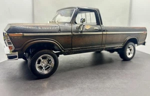 1:18 1979 FORD F-150 PICK UP TRUCK CUSTOM BARN FIND WEATHERED DIE CAST - Picture 1 of 13