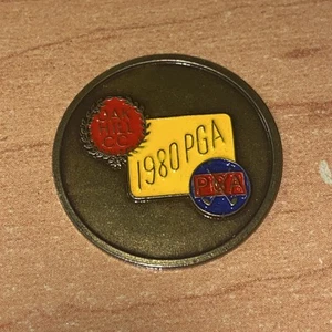 1980 PGA Championship Golf Ball Marker Oak Hill Jack Nicklaus Winner - Picture 1 of 2