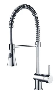 Einhebelmischer Spiralfeder Küchenarmatur Spültisch Brause Wasserhahn Gastro - Bild 1 von 4