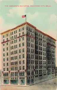 Herskowitz Building Oklahoma City, Oklahoma Vintage PC Unposted - Picture 1 of 2