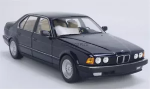 per Minichamps per BMW per 730i per E32 blu scuro 1:18 camion modello precostruito - Foto 1 di 10