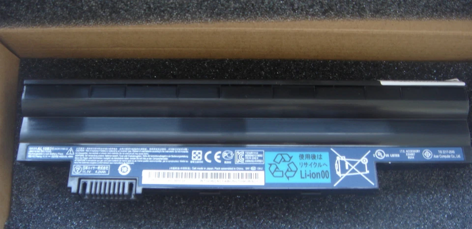 Batteria Originale Acer AL10B31 AL10G31 AL10A31 AL10BW Aspire One Nuovo - Immagine 1 di 1
