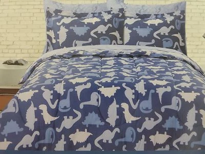 5 pc Dinosaurs Twin Comforter, Sham & Sheet Set NIP  - Image 1 of 4