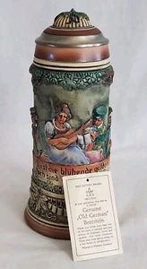 De colección Alemania Occidental Thewalt Cerámica Tapa Cerveza Piedra Exterior Fiesta Hoja 9.5" #126 - Imagen 1 de 21