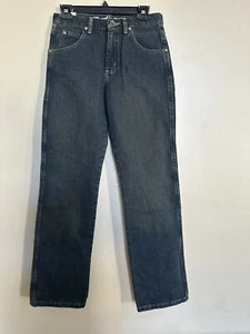 Wrangler Retro Straight Youth Boys 16 Dark Wash Denim Jean Adjustable Waist - Picture 1 of 4
