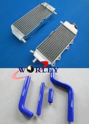 Алюминиевый радиатор + синий шланг для Yamaha YZ125 YZ 125 2005-2014 06 07 - Изображение 1 из 4