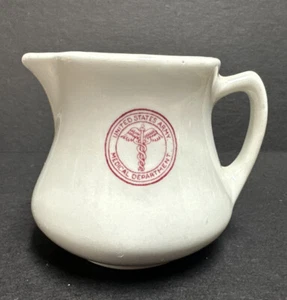 Sterling China RESTAURANT Ware Creamer United States ARMY Medical Department - Picture 1 of 4