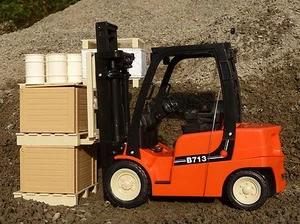 RC GABELSTAPLER Länge 28cm mit Zubehör + REGAL Ferngesteuert 27Mhz         87865 - Bild 1 von 7