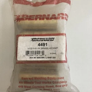Lot Of 8 Bernard OEM Gas Nozzle 4491 (3/4") for Bernard MIG Welding Gun Torch - Picture 1 of 3
