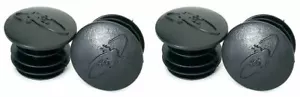 2 pairs of Lizard Skins Bar End Plugs Push in Style Color: Black - Picture 1 of 4