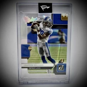 2022 Clearly Donruss NFL Jameson Williams RC Rookie The Rookies /10 Holo SP SSP - Picture 1 of 1