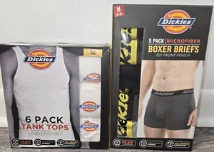 Dickies Bundle pack 5 pack of Boxers Brief Size Med, 6 Pack Tank Tops Size Med - Picture 1 of 7