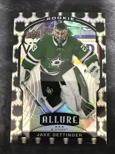 2020-21 Upper Deck Allure Rookie NHL Shield 2005 91 Jake Oettinger Dallas Stars - Picture 1 of 2