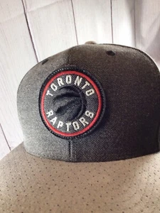 Mitchell & Ness Toronto Raptors NBA Gray & Black One Size Snap Back Hat Cap - Imagen 1 de 13