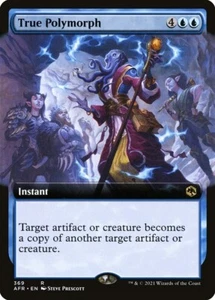 MTG ~ True Polymorph (Extended Art Foil) ~ Adventures in the Forgotten Realms - Picture 1 of 1