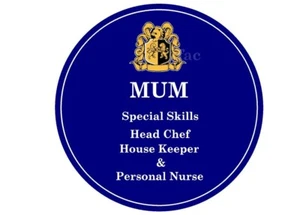 Letrero Placa Azul Estilo Herencia Inglesa Personalizado Papá Abuelo NOVEDAD Regalo - Imagen 1 de 4