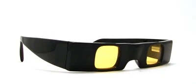 NOS Vintage ULTRA RARE Alain Mikli avant-garde sunglasses 5684 1026 BLACK France - Image 1 of 3