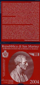 Folder für Original 2 Euro 2004 Borghesi LEER ohne Münze - bitte unten lesen - - Bild 1 von 2