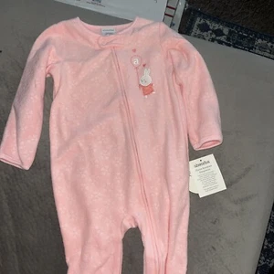 Absorbs Baby Girl Sleeper 24 Months NWT Pink - Picture 1 of 9