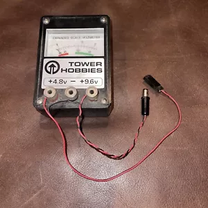 Vintage Tower Hobbies Expanded Scale Voltmeter 4.8v and 9.6v - Picture 1 of 1