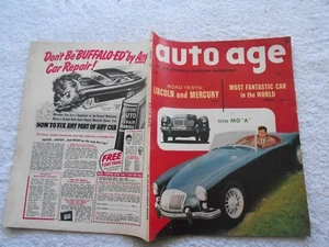 Auto Age Magazine-FEBRUARY,1956-NEW MG "A" - Picture 1 of 3