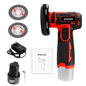 Amoladora angular inalámbrica de 3" 12V, mini herramienta de corte y pulidora para metal, madera EE. UU. - Imagen 1 de 16