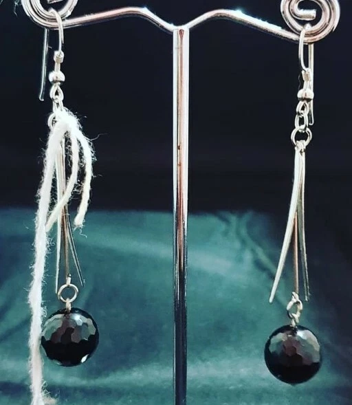 Orecchini in Onice e Argento 925  - Immagine 1 di 1