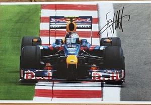 Sebastian Vettel signiert Formel 1 F1 Foto Autogramm Signed Weltmeister (38) - Picture 1 of 3