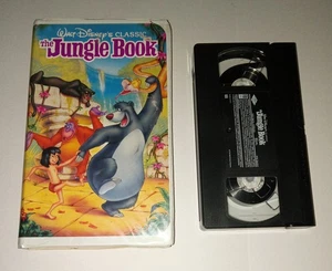 The JUNGLE BOOK Walt Disney Classic Black Diamond Label VHS Cassette & Case - Picture 1 of 4