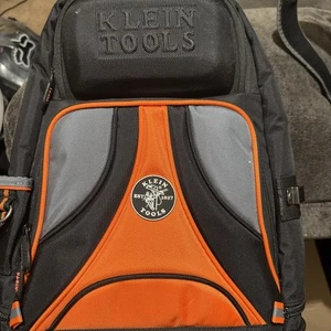 Klein Tools Tool Backpack, Heavy Duty Pockets Tradesman Tool Bag - Picture 1 of 5