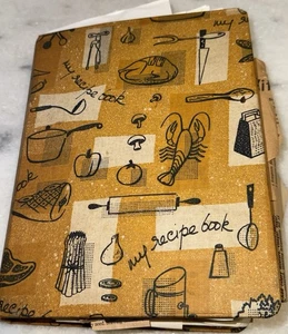 Vintage Recipes Over Stuffed Binder Cards Handwritten Clippings Clipped Typed - Picture 1 of 15