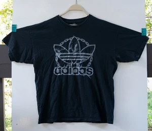Adidas T-Shirt Trefoil Chain schwarz Größe XL - Bild 1 von 5