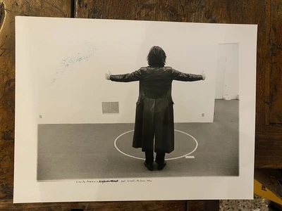 Cattaneo Enrico Fotografia originale 30 x 40 cm. Gino de Dominicis Milano - Imagen 1 de 2