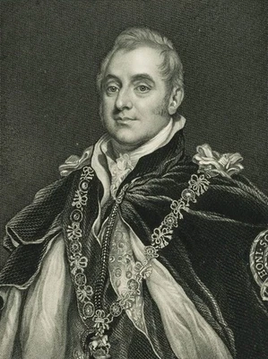 DEAN (19.Jhd), Henry Charles Somerset, um 1829, Stahlstich Romantik Porträt - Bild 1 von 4