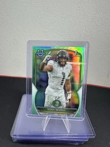 2022 Bowman University Chrome - Noah Sewell #57 Green Refractor /99 (RC) - Picture 1 of 1