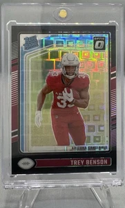 2024 DONRUSS OPTIC TREY BENSON BLACK PANDORA RATED ROOKIE /25 CARDINALS - Picture 1 of 2