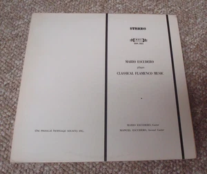 Mario Escudero plays Classical Flamenco Music. MHS 994/995 Vinyl 2 LP Records - Imagen 1 de 3
