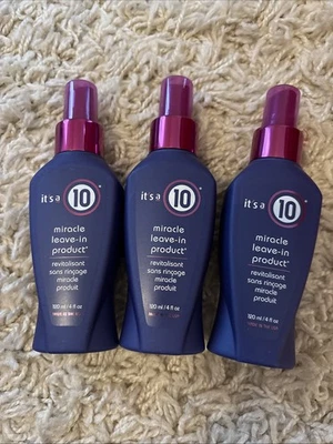 3x It's a 10 MIRACLE LEAVE-IN PRODUCT 4 fl oz / 120 ml - Image 1 of 2