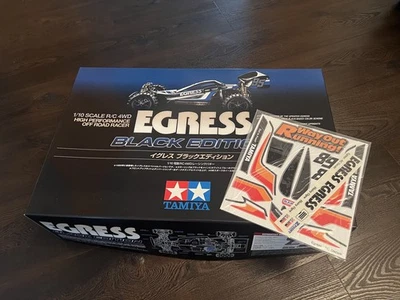 Tamiya Egress Black Edition NIB Kit 47489 incl extra replica decals.  - Image 1 of 2