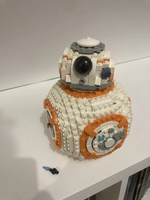 lego 75187 BB-8 droid géant Poe Dameron robot sphère blanc orange lego officiel - Photo 1/4