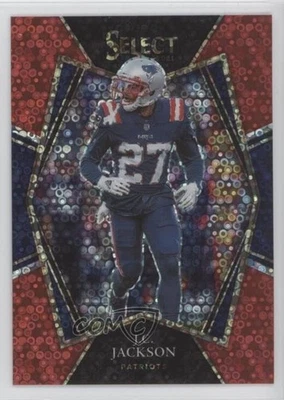 2021 Panini Select Premier Level Red Disco Prizm /49 JC Jackson #124 Rookie RC - Image 1 of 2