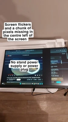 Msi G27QPF E2 27inch 180hz  Gaming Monitor Pixels Missing Centre Right Of Screen - Image 1 of 4