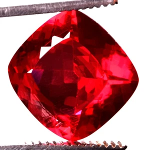 22.60 Cts. Natural Mozambique Red Ruby Cushion Shape Certified Gemstone - Picture 1 of 4