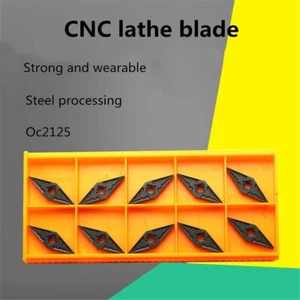 10 Stück CNC Hartmetall Wendeplatten VNMG160412-OPM OC2125 für die Stahlbearbeitung - Bild 1 von 1