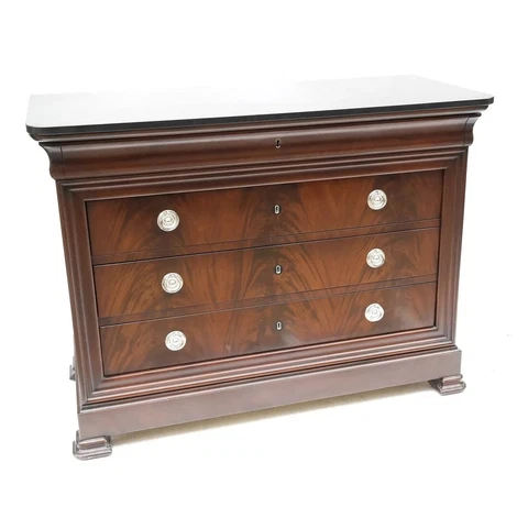 Ralph Lauren dresser commode empire style mahogany flame Cover