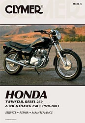 CLYMER 1982-1983 Honda CM250C Custom REPAIR MANUAL M324-5 - Image 1 of 1