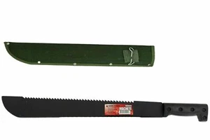 BRAND NEW SAWBACK TACTICAL MACHETE SWORD / HUNTING KNIFE WITH SHEATH - Picture 1 of 5