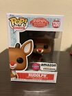 EXCLUSIVE FLOCKED (Fuzzy) Rudolph Red-Nosed Reindeer Funko Pop #1260 Christmas